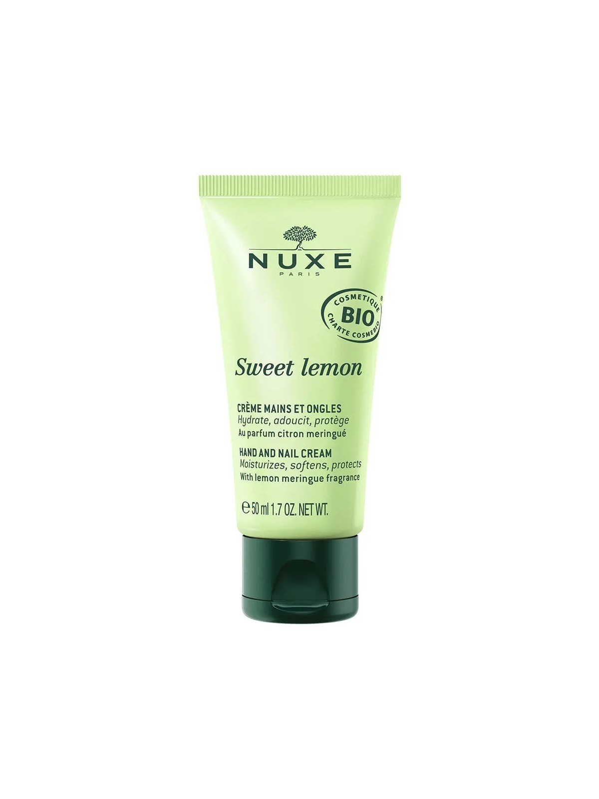 Nuxe Sweet Lemon Crème Mains et Ongles Bio 50ml