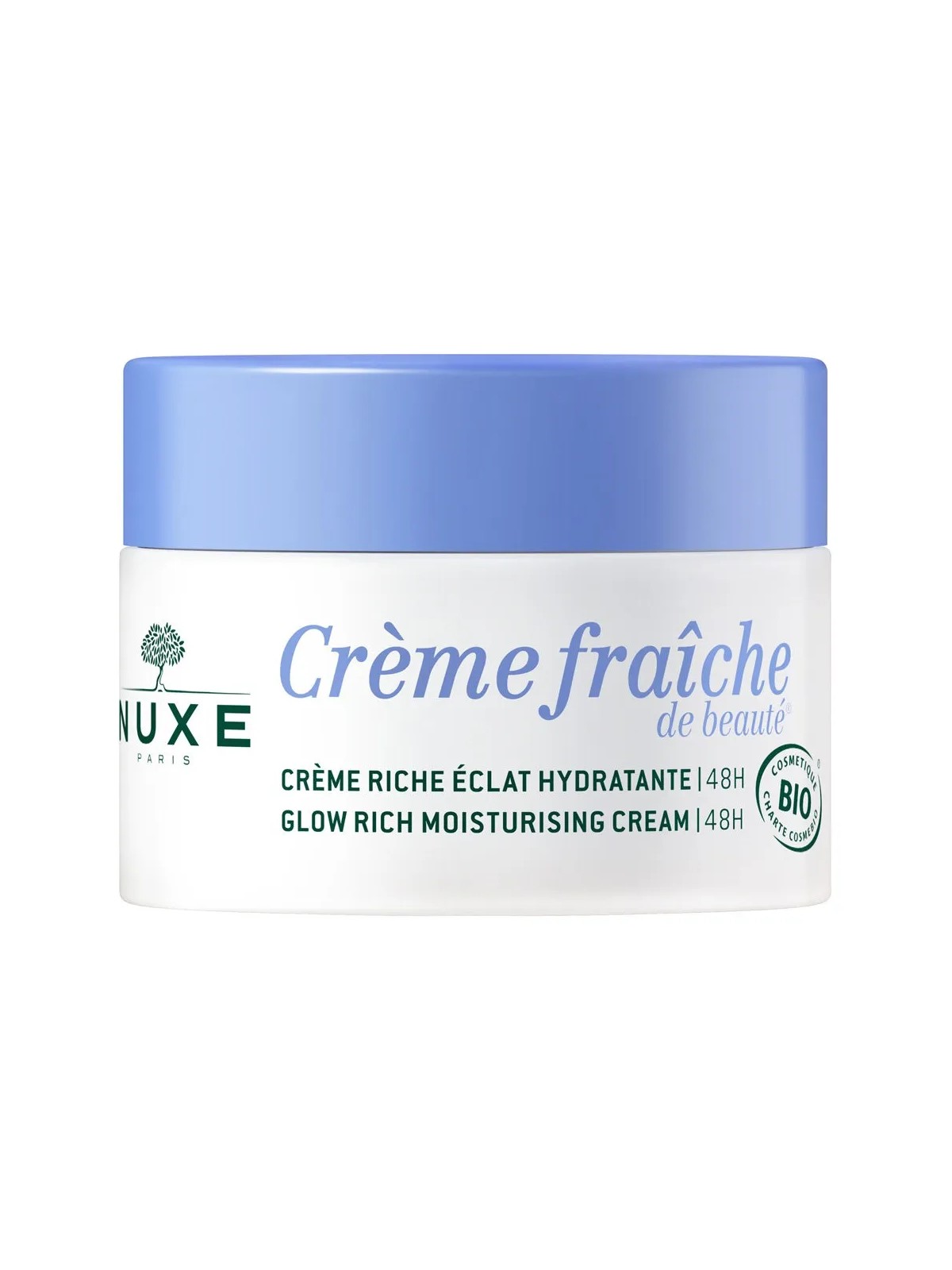 Nuxe Creme Fraîche De Beaute Crème Riche Hydratante Visage 48h Peaux Sèches 50ml