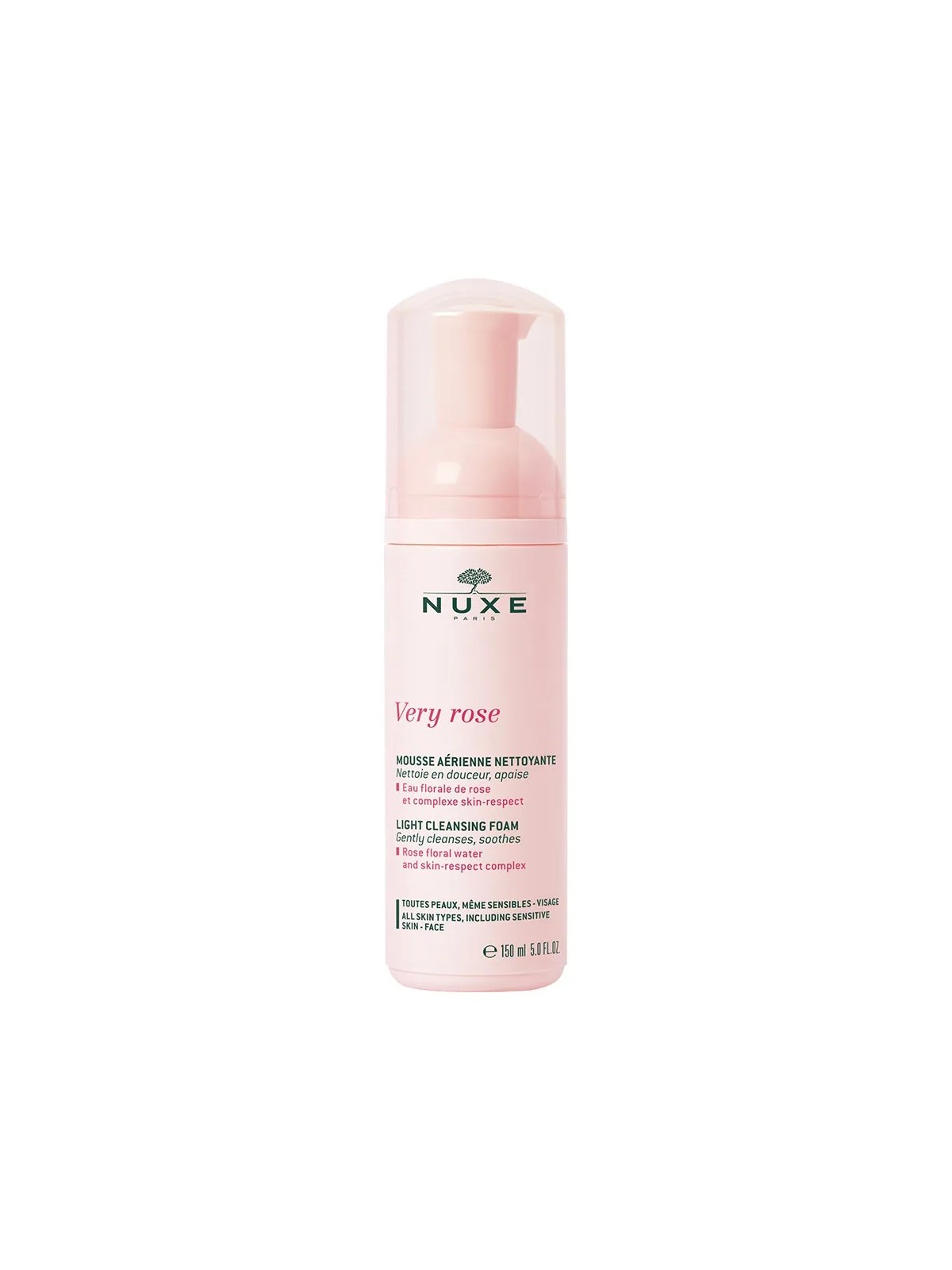 Nuxe Very rose Mousse Aerienne Nettoyante 150ml