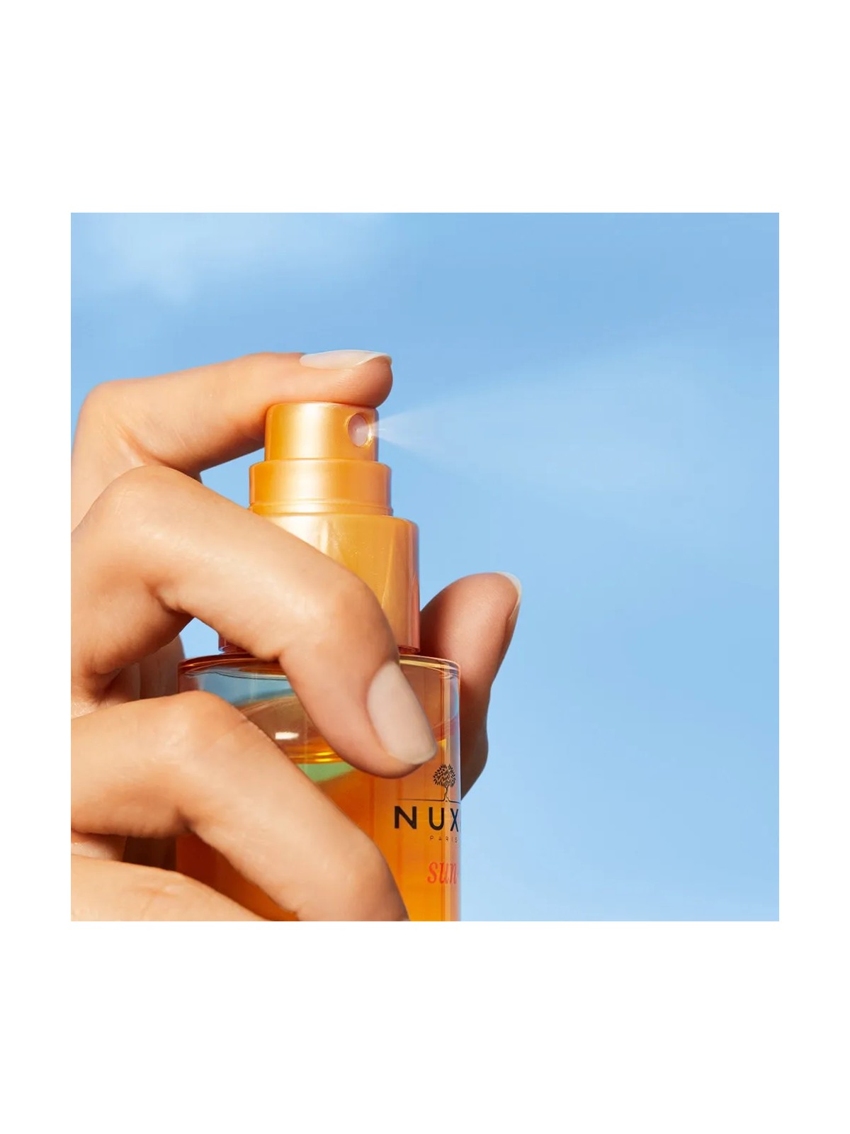 Nuxe Sun Huile Lactée Capillaire Protectrice Hydratante 100ml