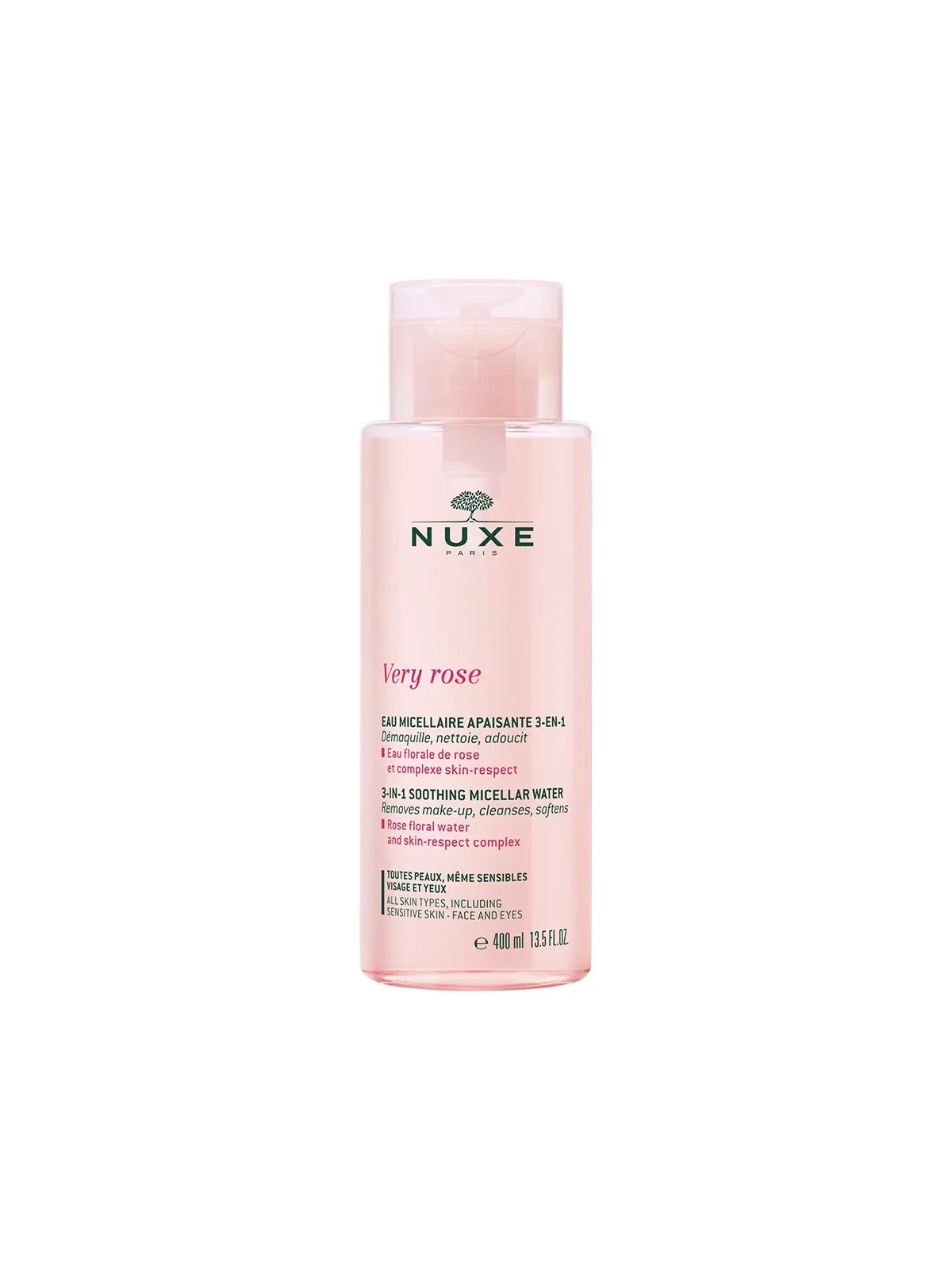 Nuxe Very rose Eau Micellaire Apaisante 3En1 400ml