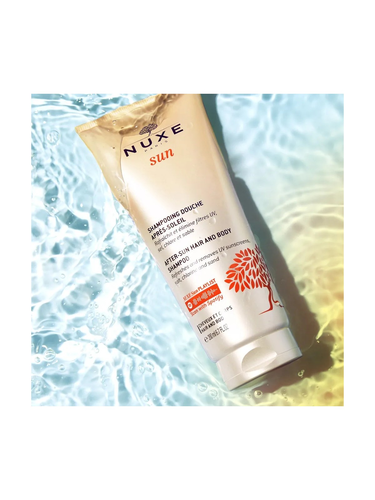 Nuxe Spray Fondant Spf50 Sun 150ml + Shampooing Douche Après-Soleil 100ml