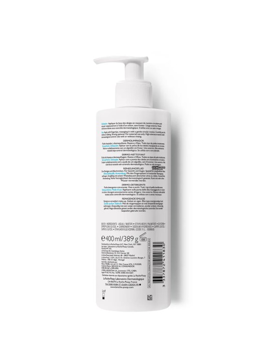 La Roche-Posay Toleriane Lait démaquillant fluide Dermo-Nettoyant 400ml