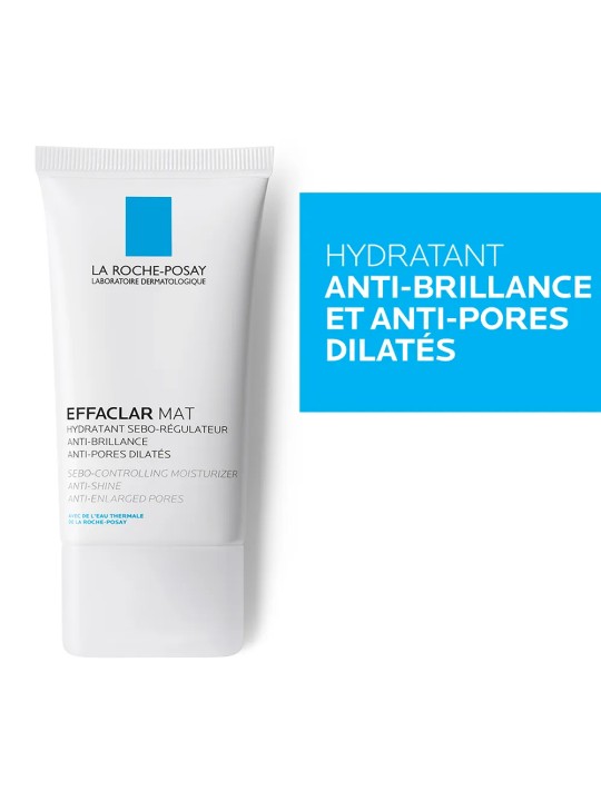 La Roche-Posay Effaclar Creme Hydratante Visage Mat Peau Grasse Tendance Acneique 40 ml