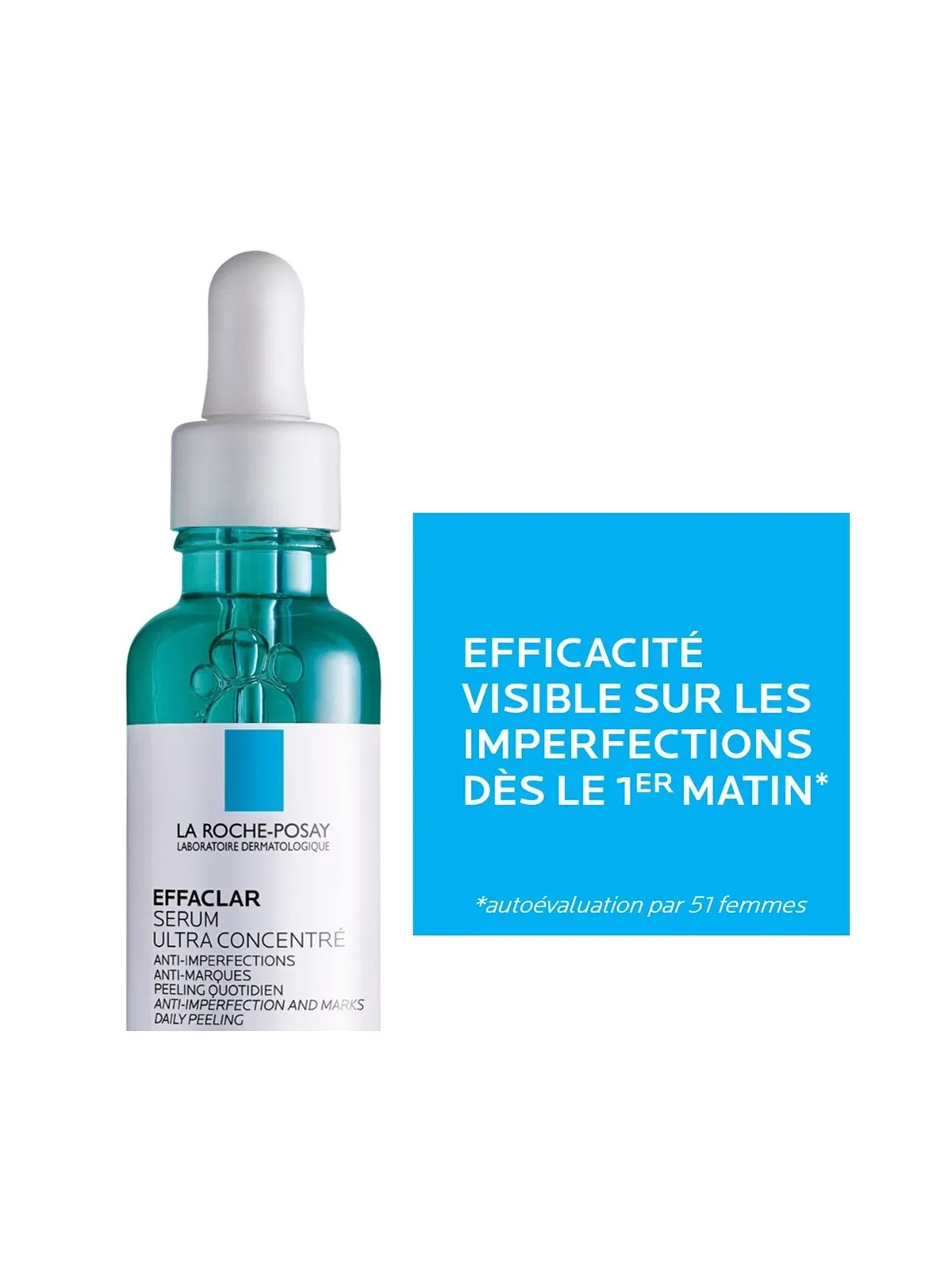 La Roche-Posay Effaclar Sérum visage anti imperfections Peaux tendance acnéique 30ml