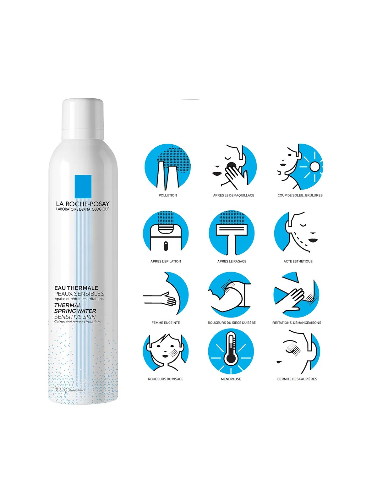 La Roche-Posay Eau Thermale Brume Apaisante Anti Irritations Peaux Sensibles 300ml