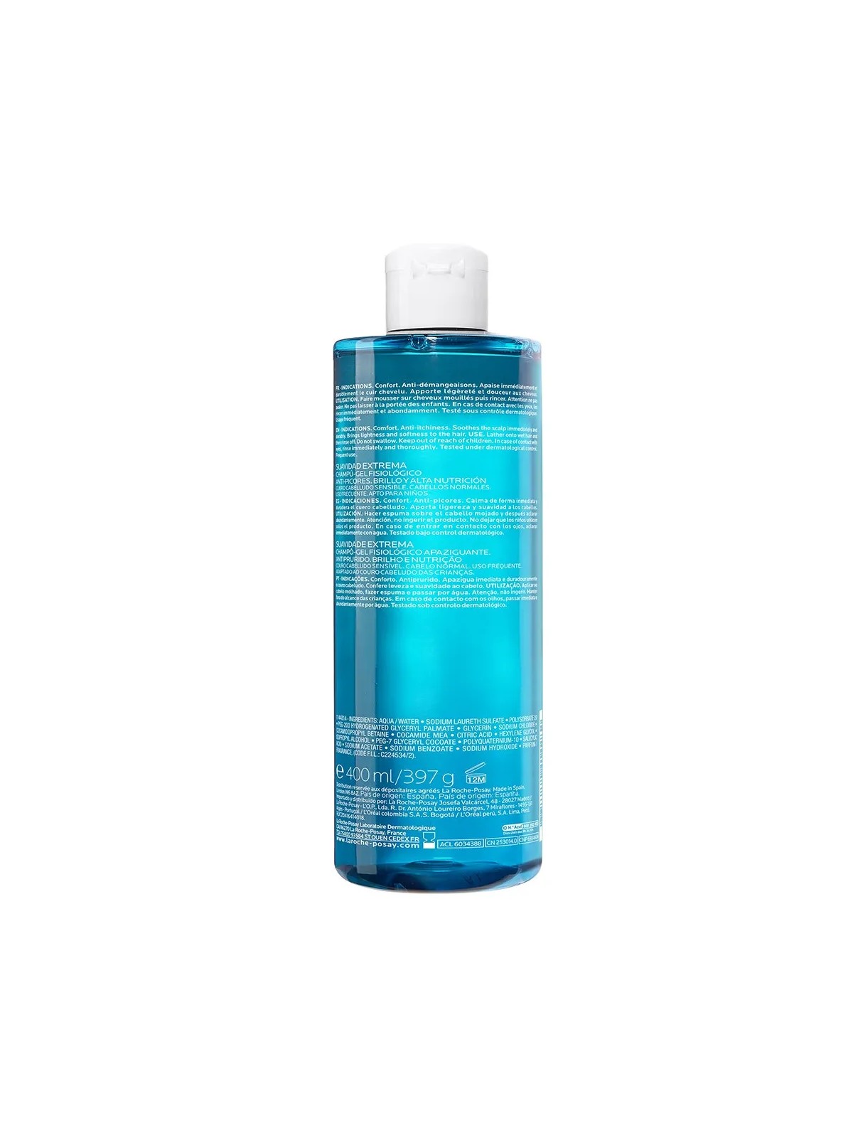 La Roche-Posay Kerium Shampooing-gel Apaisant Kerium Doux Extreme 400 ml