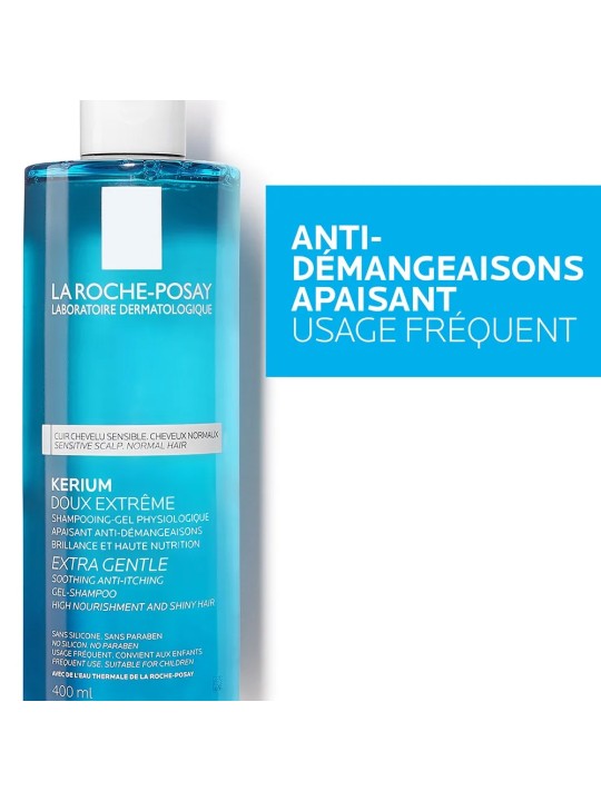 La Roche-Posay Kerium Shampooing-gel Apaisant Kerium Doux Extreme 400 ml