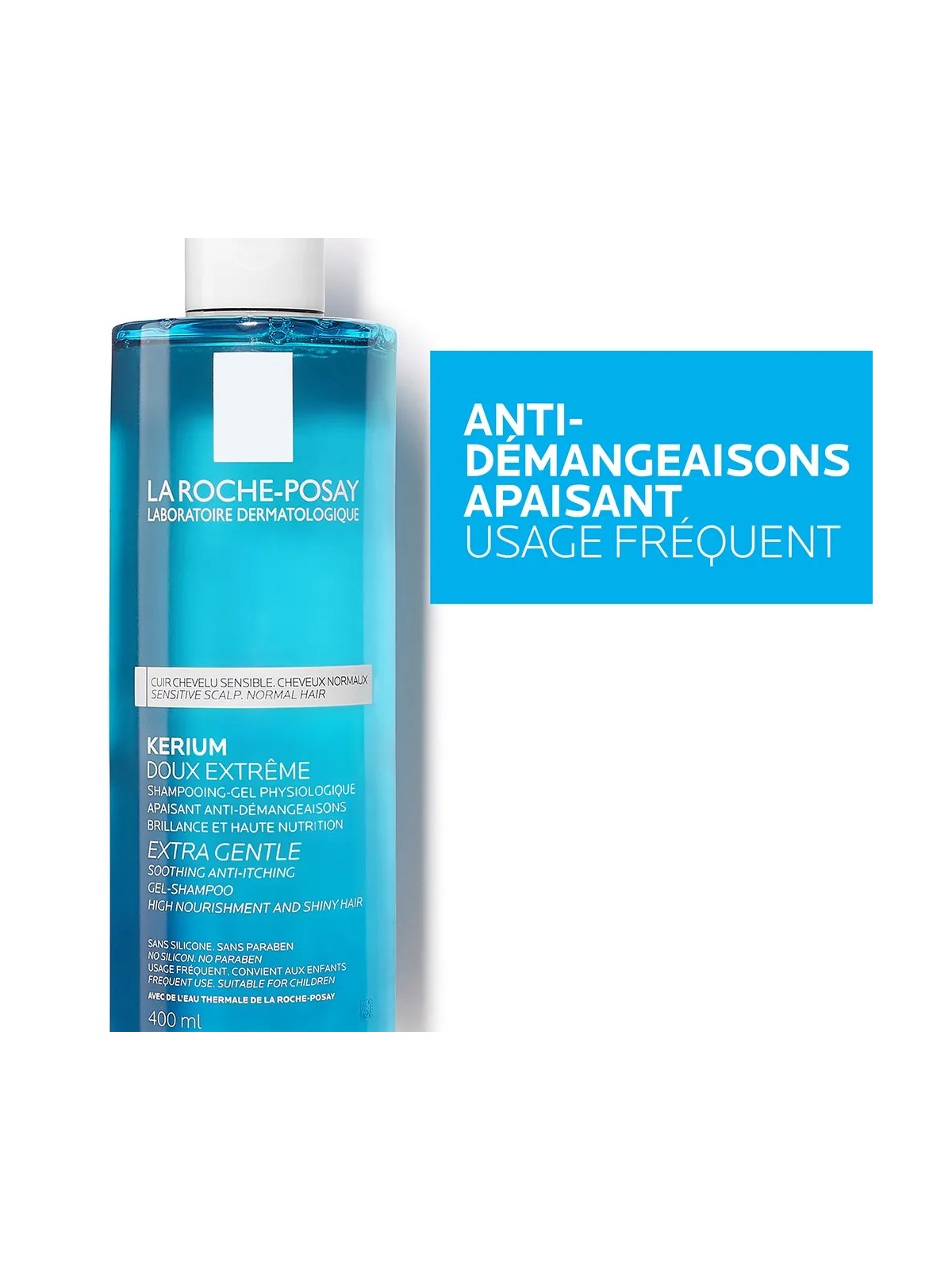 La Roche-Posay Kerium Shampooing-gel Apaisant Kerium Doux Extreme 400 ml