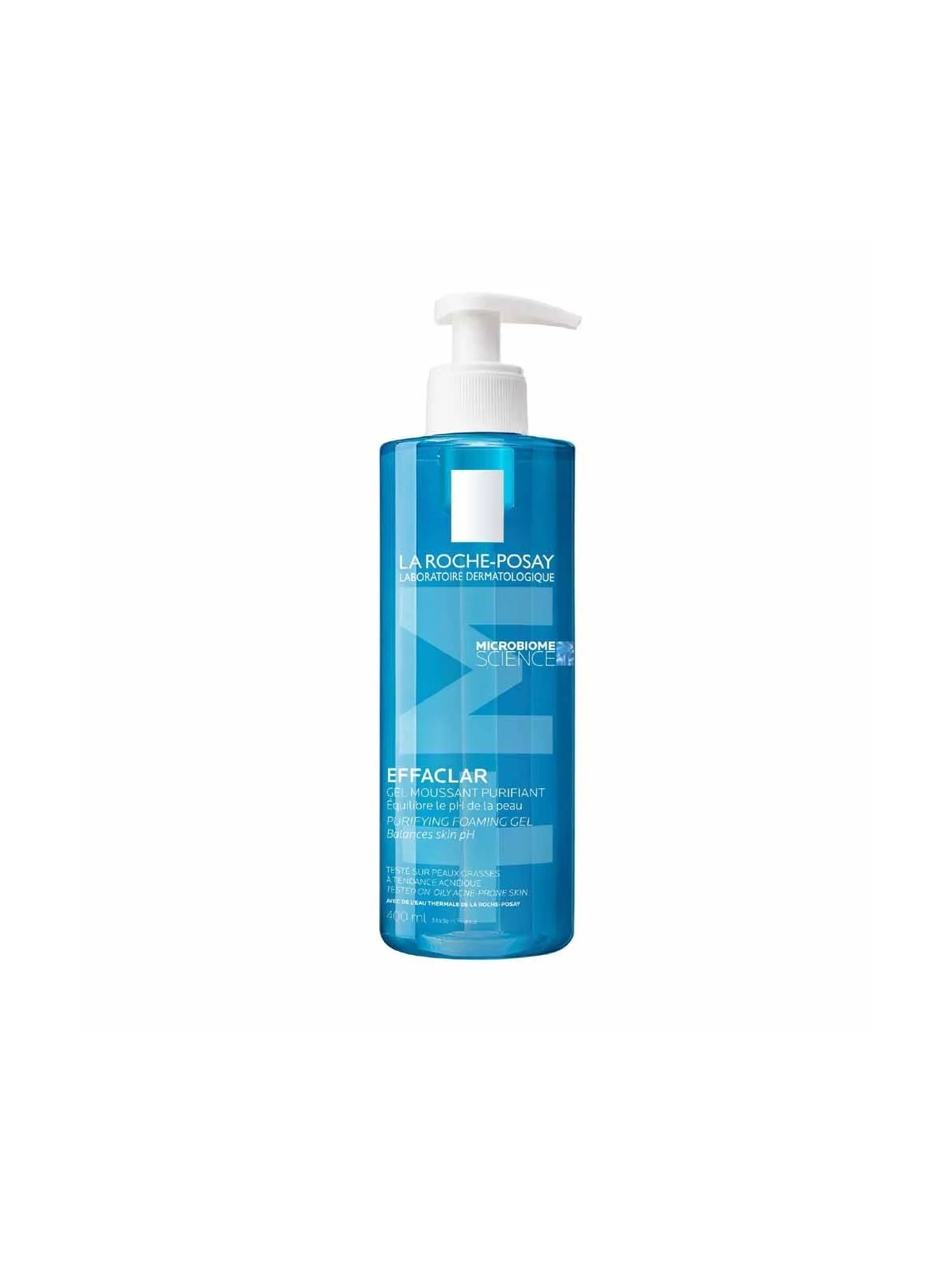 La Roche-Posay Effaclar Nettoyant Visage Gel Moussant Peaux Grasses Tendance Acneique 400ml