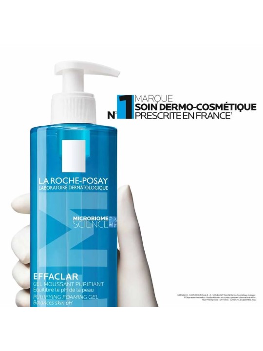 La Roche-Posay Effaclar Nettoyant Visage Gel Moussant Peaux Grasses Tendance Acneique 400ml