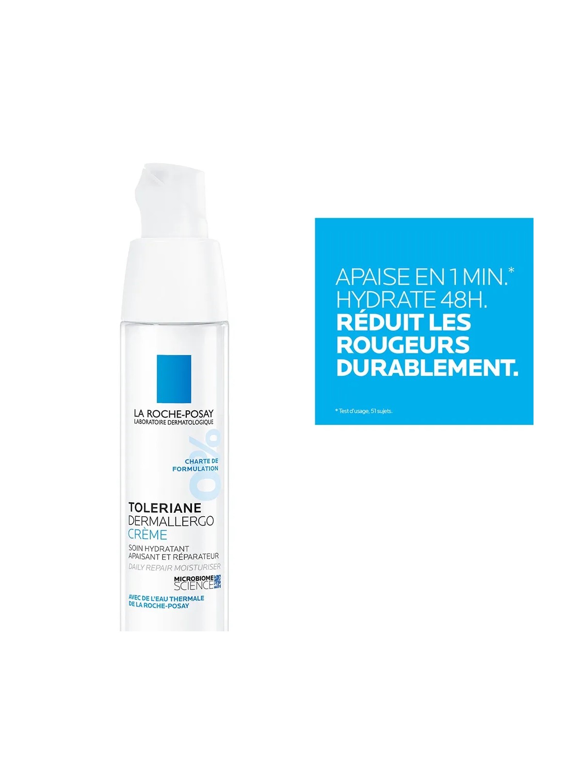 La Roche-Posay Toleriane Crème Dermallergo soin visage hydratation intense 48H 40ml