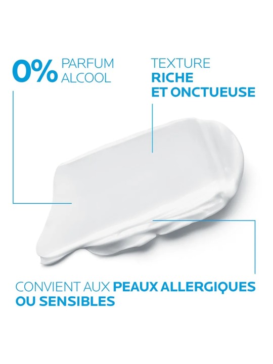 La Roche-Posay Toleriane Crème Dermallergo soin visage hydratation intense 48H 40ml