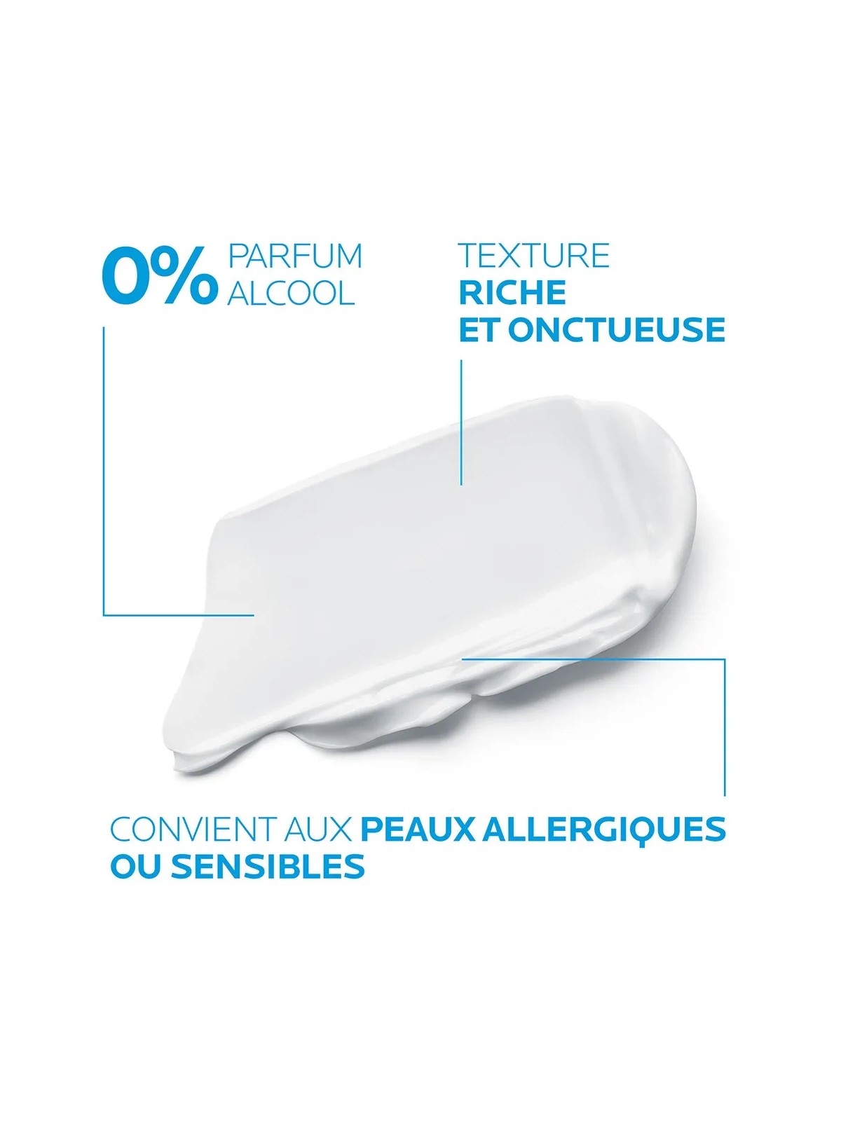 La Roche-Posay Toleriane Crème Dermallergo soin visage hydratation intense 48H 40ml