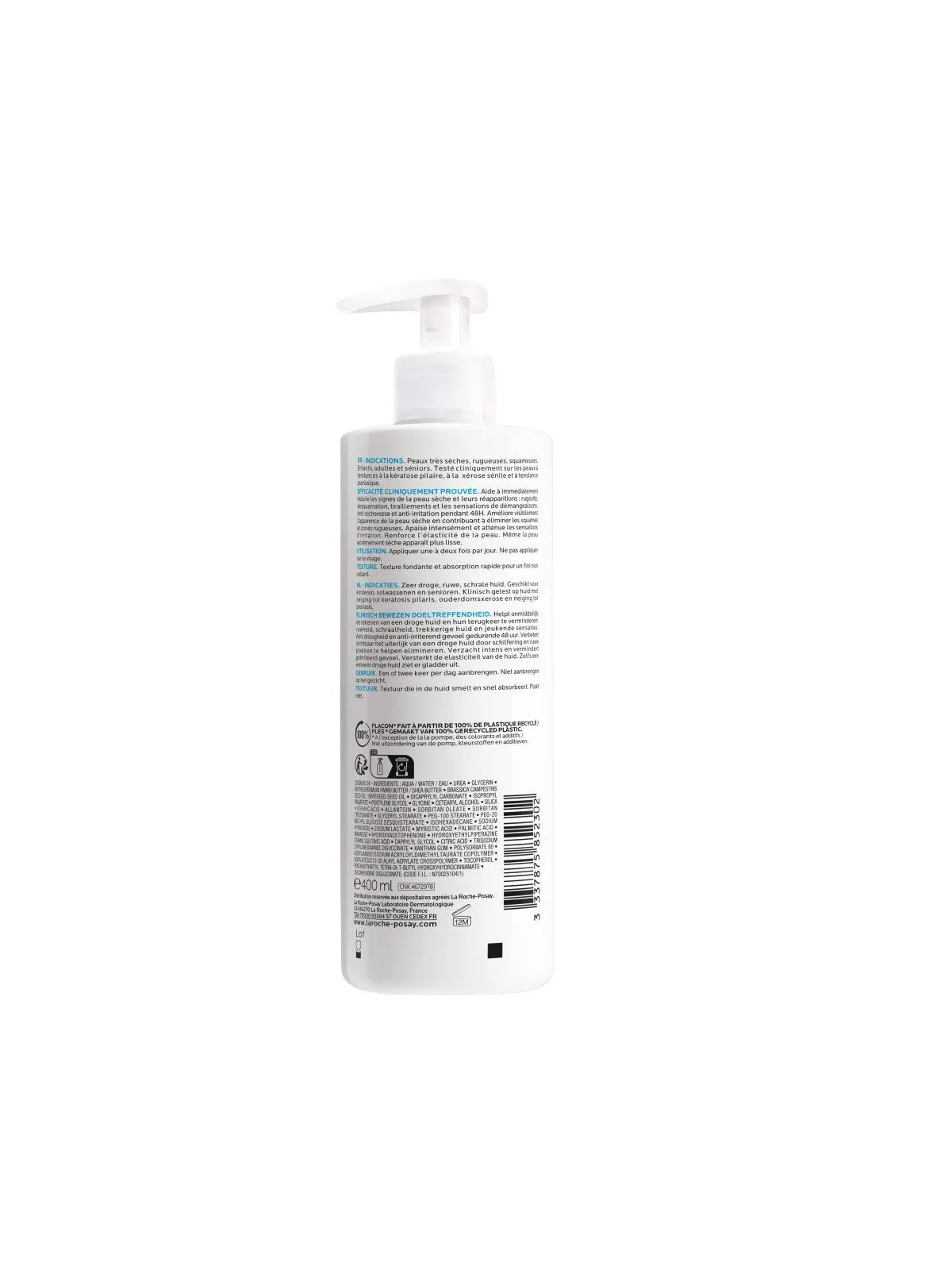 La Roche-Posay Lipikar Lait Hydratant Urea 10% 400ml