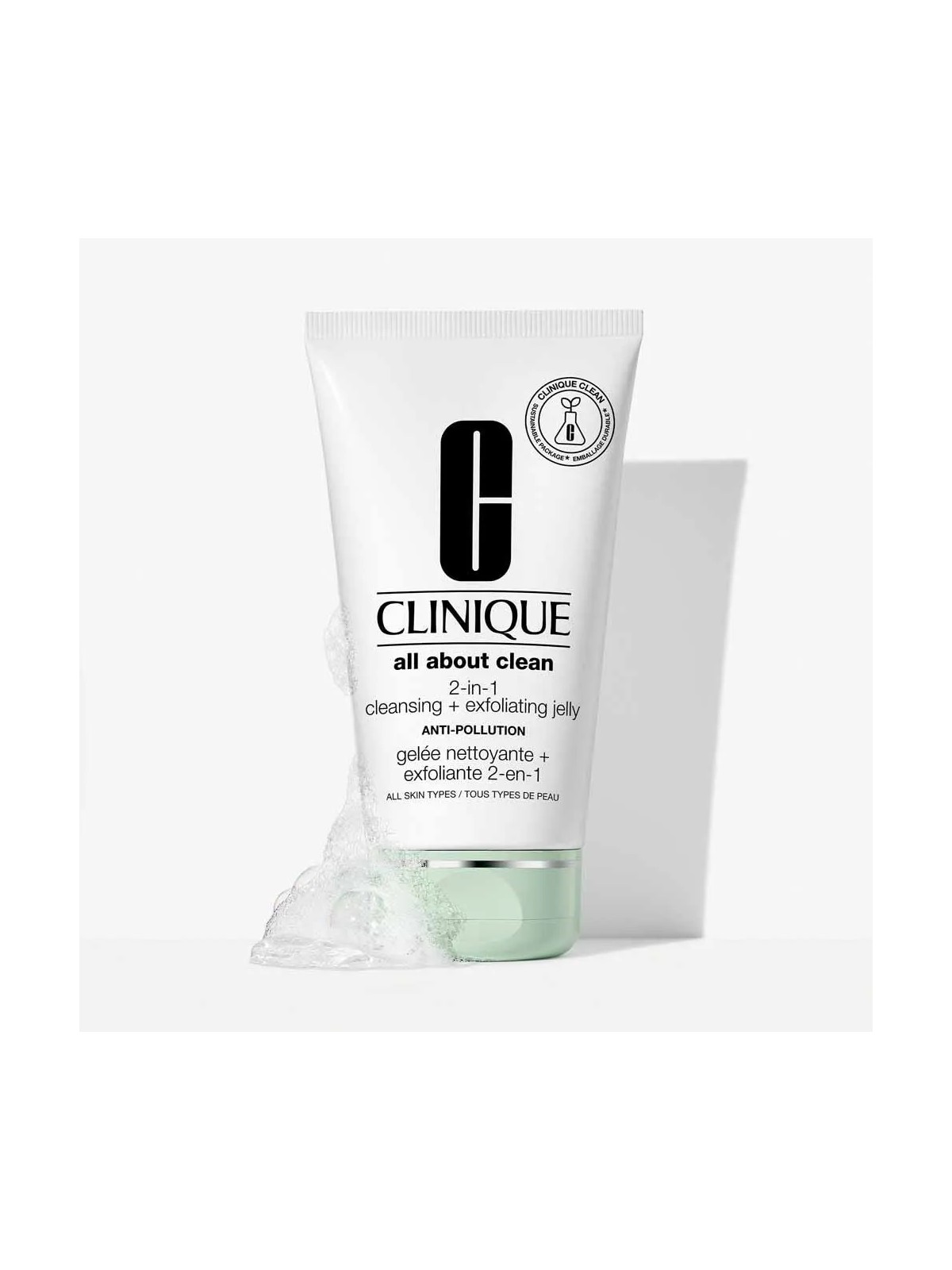 Clinique All About Clean Gelee Nettoyante + Exfoliante 2 en 1 150ml