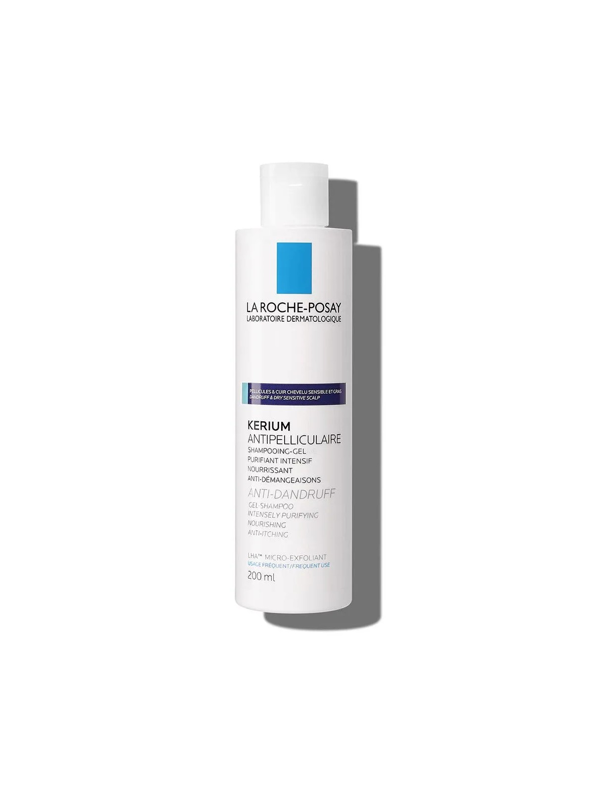 La Roche-Posay Kerium Gel Purifiant Antipelliculaire Cuir Chevelu Gras 200ml