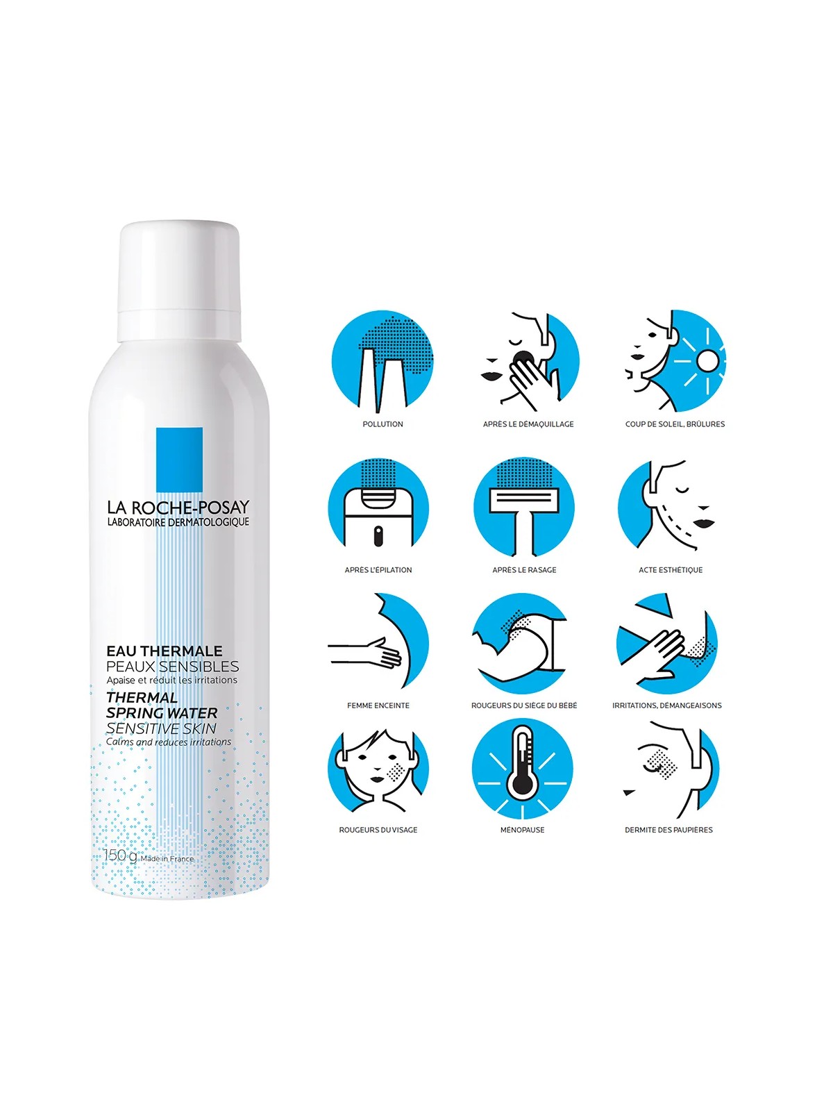 La Roche-Posay Eau Thermale Brume Apaisante Anti Irritations Peaux Sensibles 150ml